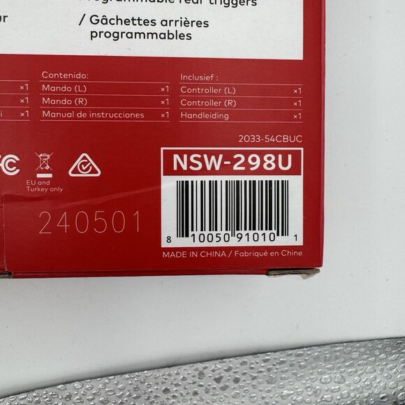 Hori Split Pad Pro Controller for Nintendo Switch Clear Black Open Box - Picture 9 of 16